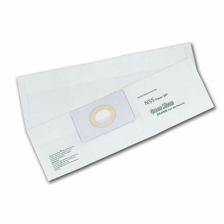 GREEN KLEAN NSS Pacer 30 Wide Area Vac Replacement Vacuum Bags, 36PK GR134977
